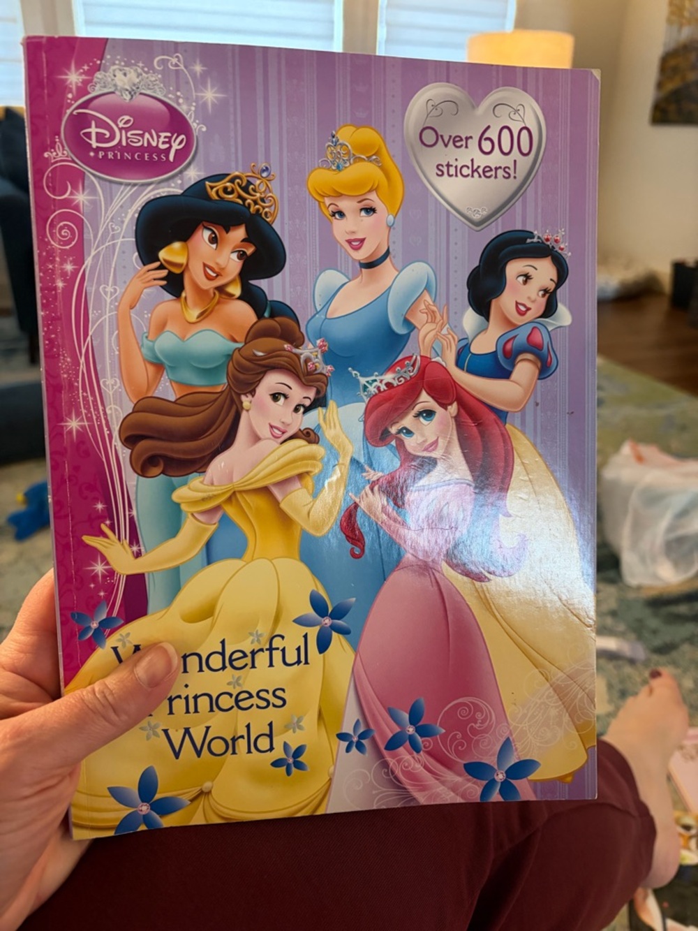 Disney Princesses stickers and coloring book